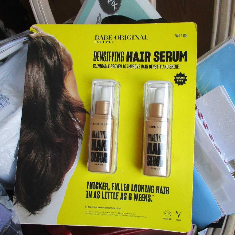 Babe Original Densifying Hair Serum, 2 Pack